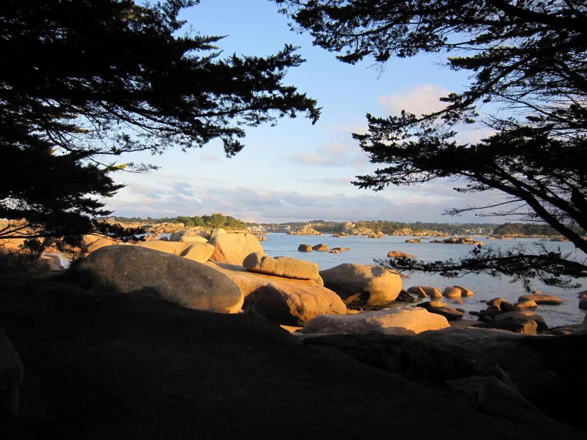 Trestraou, Cote De Granit Rose, Studio Vue Mer, Rez-De-Chaussee Perros-Guirec Exteriér fotografie